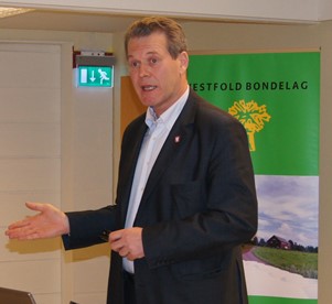 Ordfører i Holmestrand Alf Johan Svele 