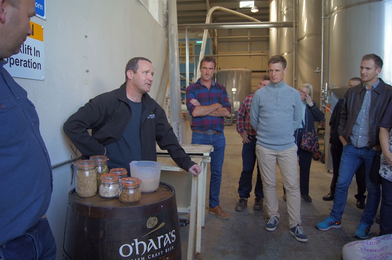 Så lærte vi hva bygg kan brukes til på ølbryggeriet O'Haras