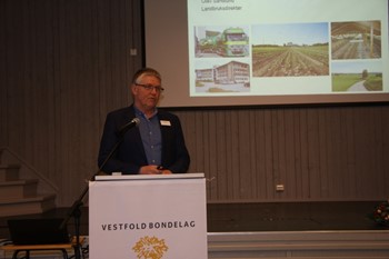 Årsmøte 2017 LLandbruksdirektør Olav Sandlund om fremtidas Vestfold