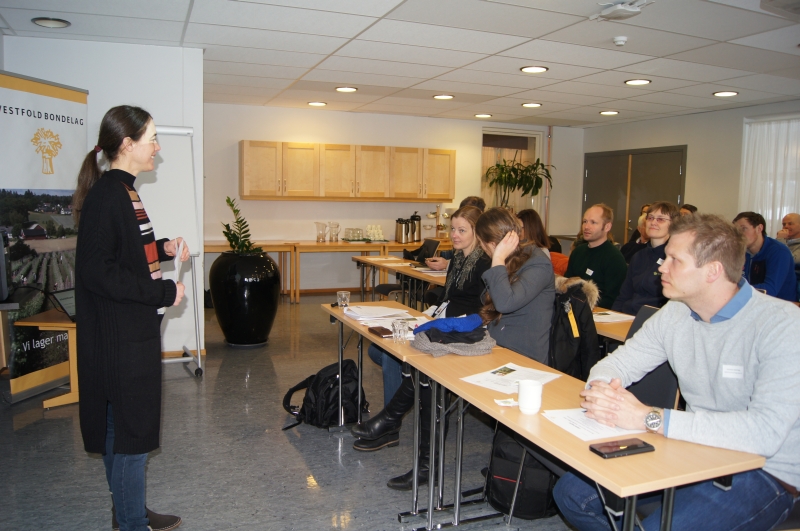 Grøntmøte 2018 Karine Huseby var dagens møteleder