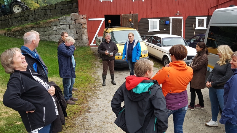 Styretur til Telemark 2018 God stemning på gården til Aslak Snarteland