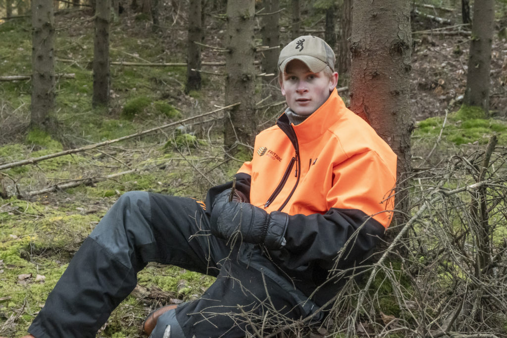  UTMARKSSJEF: Håkon Klaastad Opsal (16) vet hva han skal bli. Framtiden er skog og naturforvaltning, og veien dit går via naturbrukslinjen.  